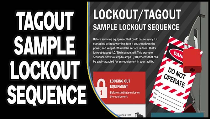 Tagout Sample Lockout Sequence