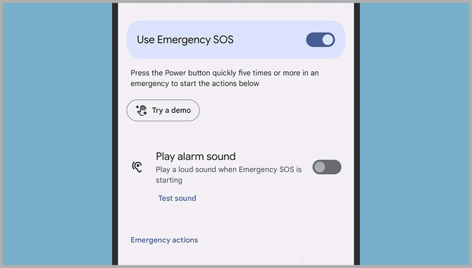 Use The SOS Feature Of Your Phone If In Trouble