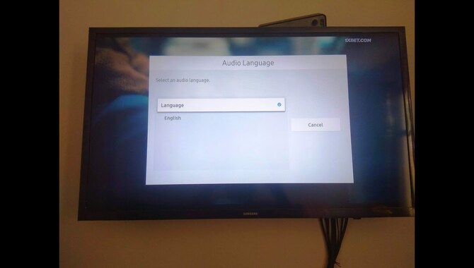 Change The Audio Track On Your TV