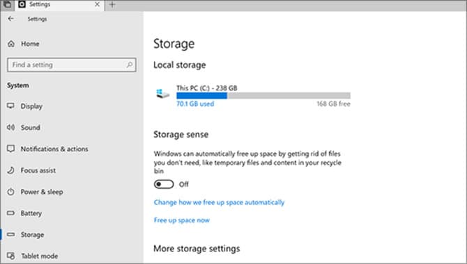 Check Your Hard Disk Space