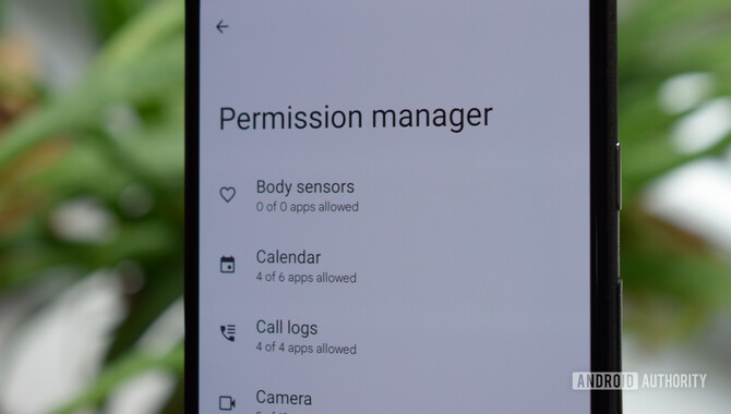 Control Permissions On Your Apps