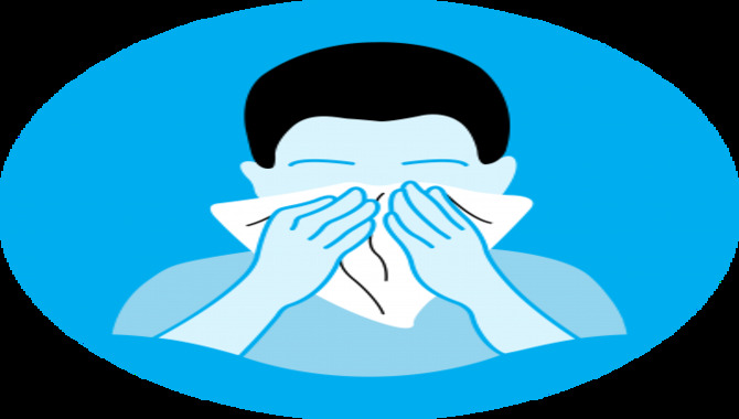 Cover Coughs And Sneezes With Bent Elbow Or Tissues