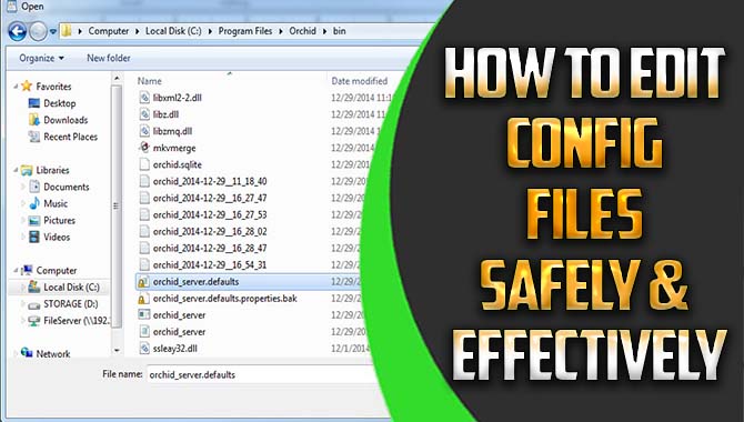 How To Edit Config Files Safely & Effectively
