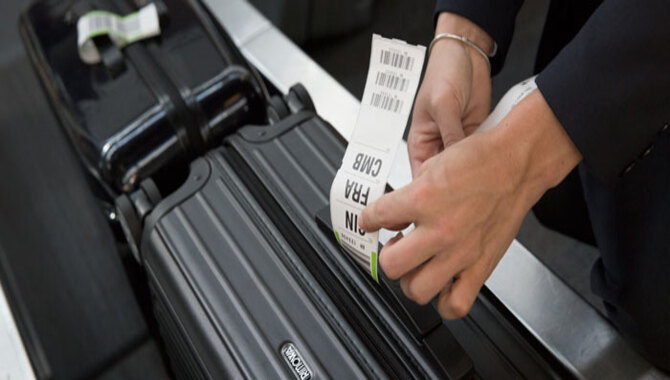 Label Your Luggage With The Airline And Destination