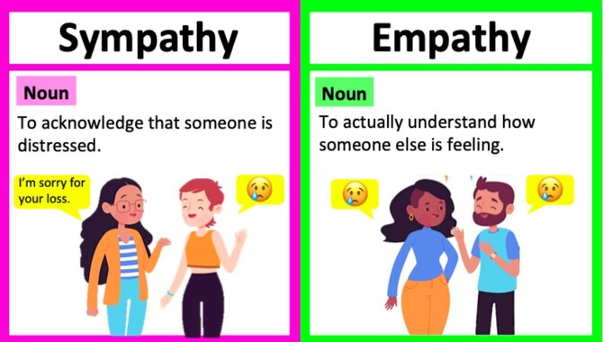 Show Empathy And Sympathy