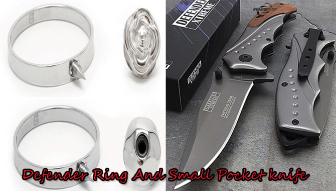 Defender Ring And Small Pocket Knife