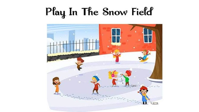 Play In The Snow Field