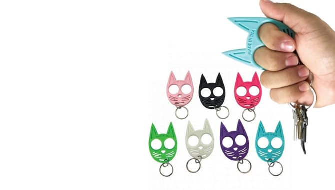 What is Self Defense Keychain Cat