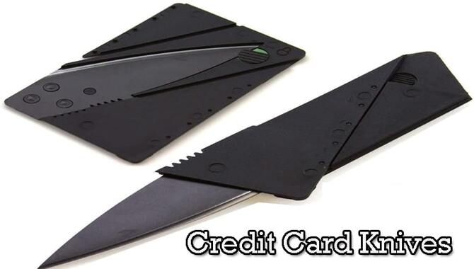 Credit Card Knives