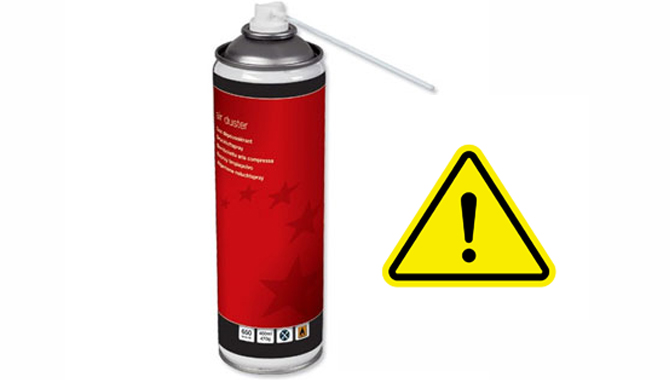 Use Compressed Air With Caution