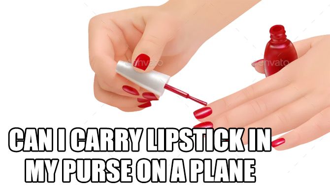 Can I Carry Lipstick In My Purse On a Plane (1)