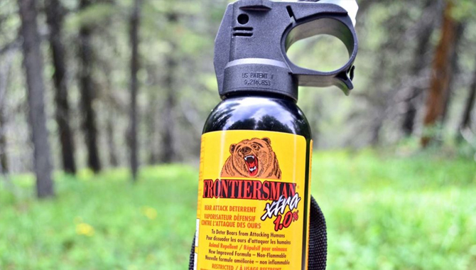 How much harmful bear spray for a human