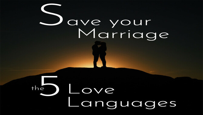 The 5 love languages of people in a relationship