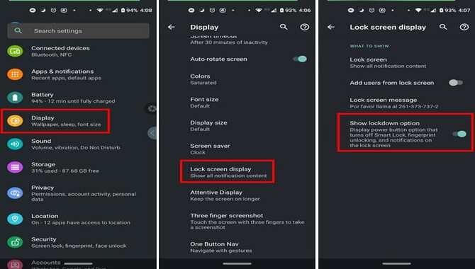 Set Up Security Features On Your Phone