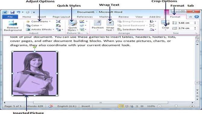 Add Text Or Graphics To Your Document