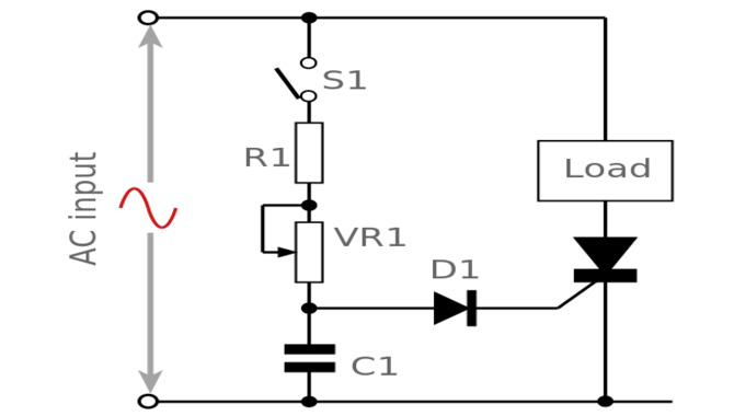 DC Thyristor - SCR Circuit