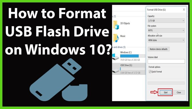 How To Format A Flash Drive On Windows 10