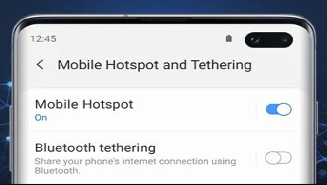 Se A Mobile Hotspot Instead Of Wi-Fi When Possible