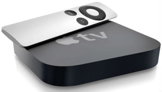 Turn On The TV And The Apple TV