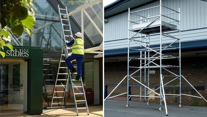 Use Scaffolding Or Ladders Only When Necessary