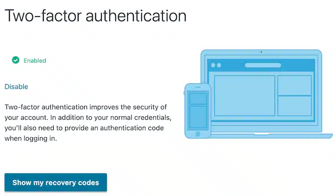 Enable Two-Factor Authentication For More Security